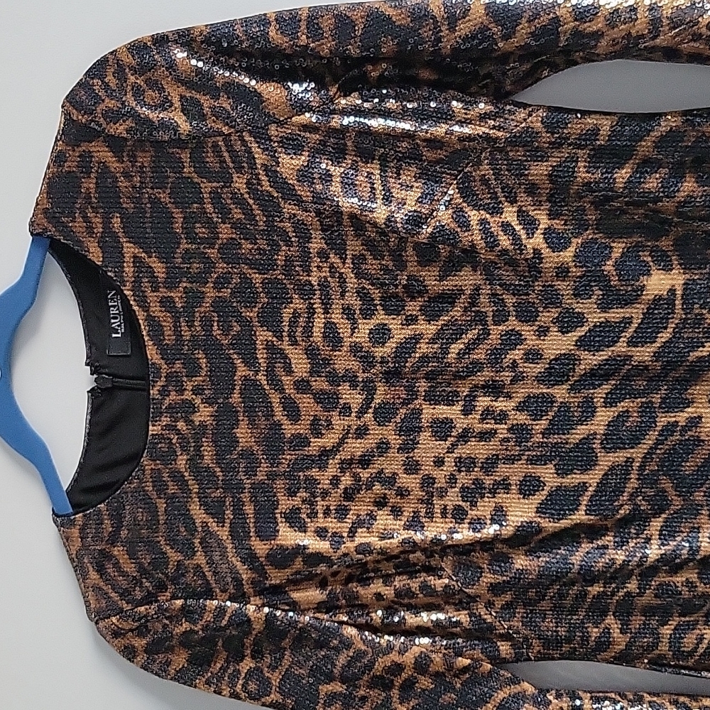 Polo Ralph Lauren ocelot print dress
